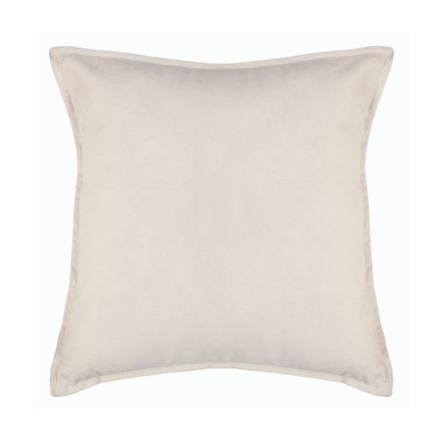 Coussin "lilou" Effet Velours 45 X 45 Cm - Ivoire - 45x45 Cm