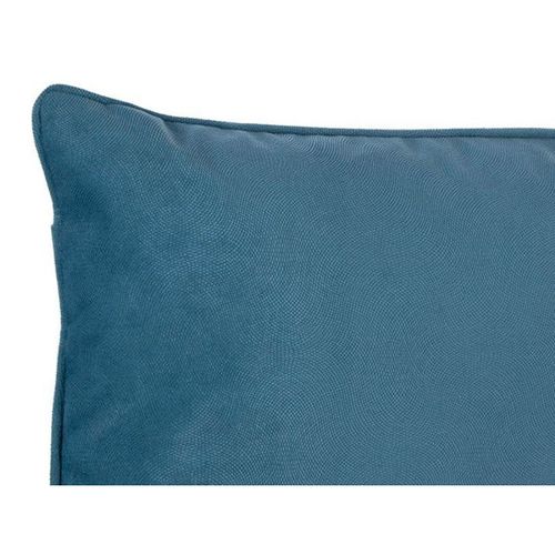 Coussin "lilou" Effet Velours 30 X 50 Cm - Bleu - 30x50 Cm