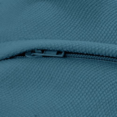 Coussin "lilou" Effet Velours 30 X 50 Cm - Bleu - 30x50 Cm