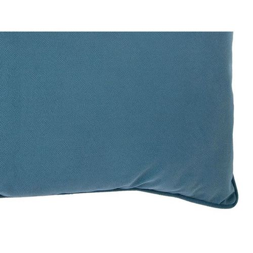 Coussin "lilou" Effet Velours 30 X 50 Cm - Bleu - 30x50 Cm