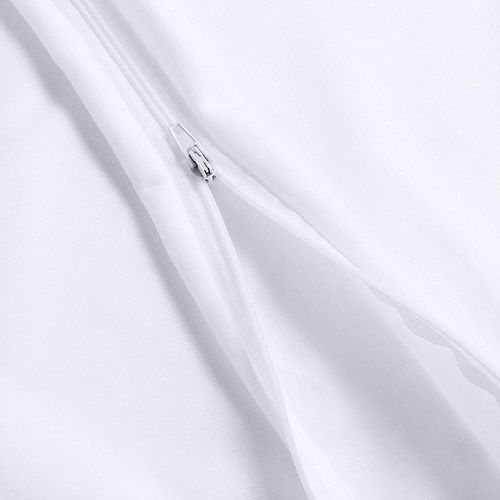 Lot De 2 Protège Oreiller éponge Imperméable Absorbant 63 X 63 Cm - Blanc - 63x63 Cm