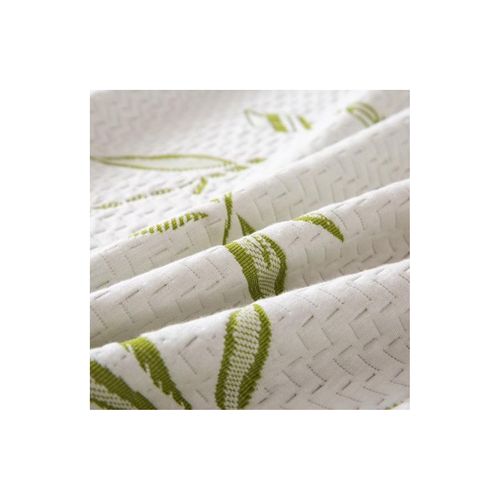 Protège Matelas "bambou" Imperméable 180 X 200 Cm "king Size" Bonnet 35 Cm - Blanc - 180x200 Cm
