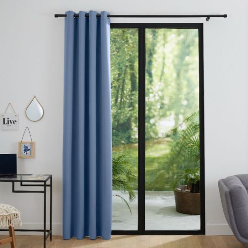 Lot De 2 Rideaux Occultant 140 X 260 Cm "night" Bleuet - Bleu - 140x260 Cm