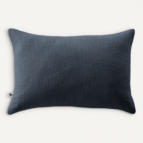 Coussin Déhoussable "sixtine" 40 X 60 Cm - Bleu Nuit - 40x60 Cm