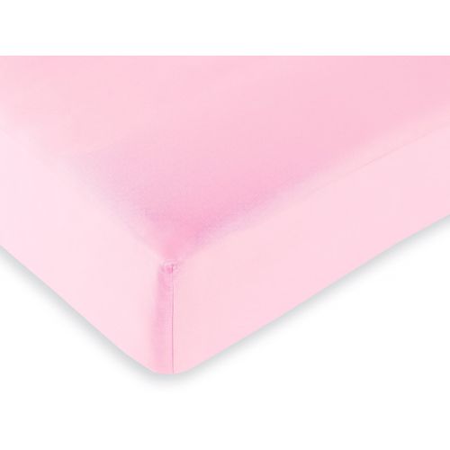 Drap Housse 57 Fils/cm² - Rose Clair - 160x200 Cm