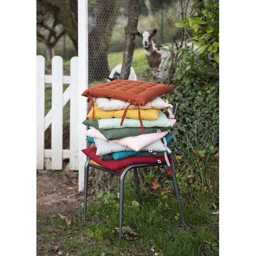 Assise Matelassée Outdoor Déperlant - Anti-uv "kala" En Coton 38 X 38 Cm
