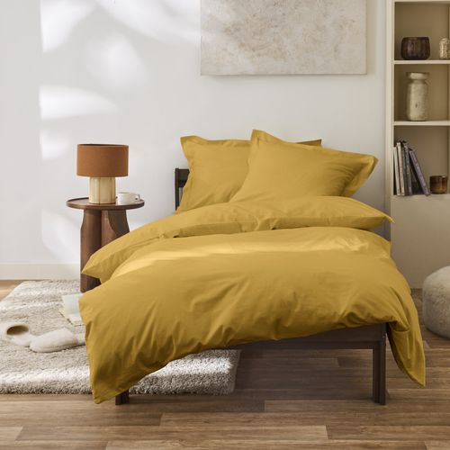 Drap housse percale julian avec bonnet 35 cm toutes dimensions coton