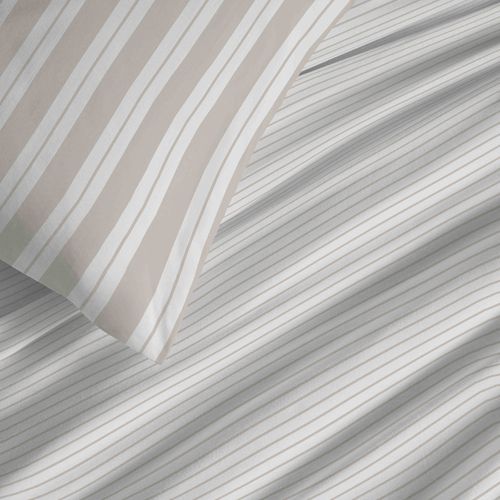 Pack Complet Housse De Couette Réversible "vanessa" 4 Pièces Florence Naturel - Beige - 90x190 Cm