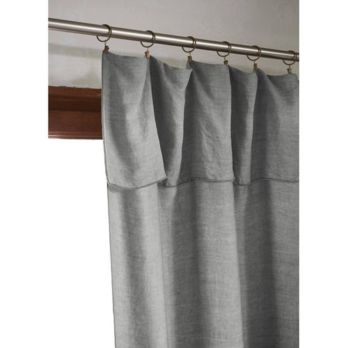 Rideau Ajustable + 8 Anneaux Pince 140 X 270 Cm "lysandre" Lyocel