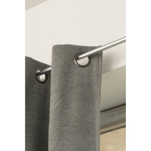 Lot De 2 Rideaux Occultant Phonique Et Thermique Chenille Doublé Polaire - Kaki - 140x240 Cm