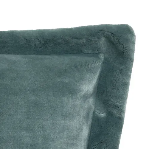 Coussin "cuddly" 38 X 58 Cm Et 53 X 53 Cm Flanelle 550 G - Bleu - 38x58 Cm
