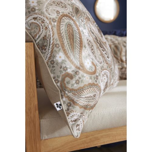 Coussin Déhoussable 50 X 50 Cm "valentine" Velours Imprimé - Multicolor - 50x50 Cm