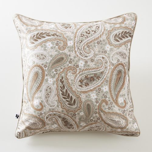 Coussin Déhoussable 50 X 50 Cm "valentine" Velours Imprimé - Multicolor - 50x50 Cm