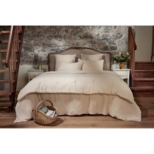 Bout De Lit "ina" 90 X 220 Cm "quadruple Gaze De Coton"