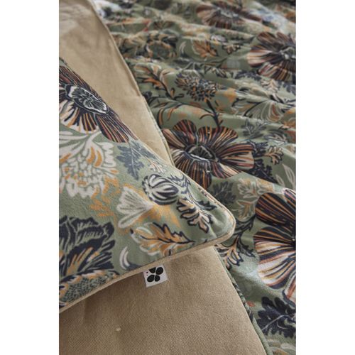 Coussin Déhoussable 50 X 50 Cm "isaline" Velours Imprimé - Multicolor - 50x50 Cm