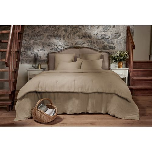 Bout De Lit "ina" 90 X 220 Cm "quadruple Gaze De Coton"