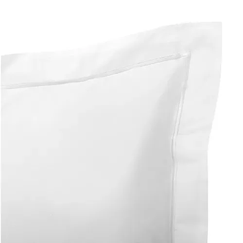 Parure De Draps 4 Pièces Percale De Coton Peigné "julian" Pour Lit 140 X 190 Cm