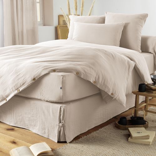 Housse De Couette 260 X 240 Cm – Double Gaze De Coton –  Gaïa  Pampa