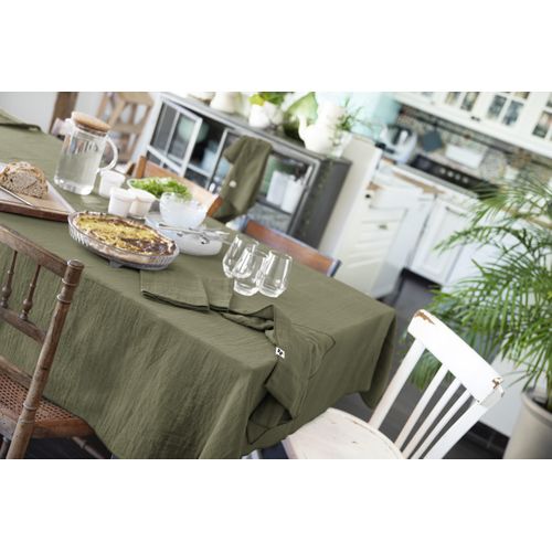 Nappe Rectangulaire 150 X 250 Cm – Double Gaze De Coton – Gaïa Romarin