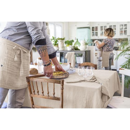 Nappe Rectangulaire 150 X 350 Cm – Double Gaze De Coton – Gaïa Pampa