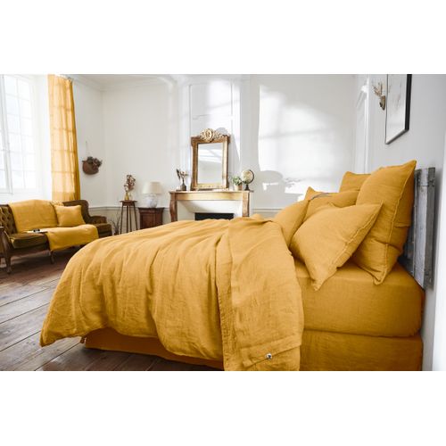 Drap Plat 240 X 300 Cm – Lin Lavé Français - Soline Miel