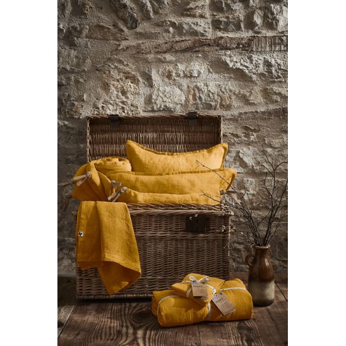 Drap Plat 240 X 300 Cm – Lin Lavé Français - Soline Miel