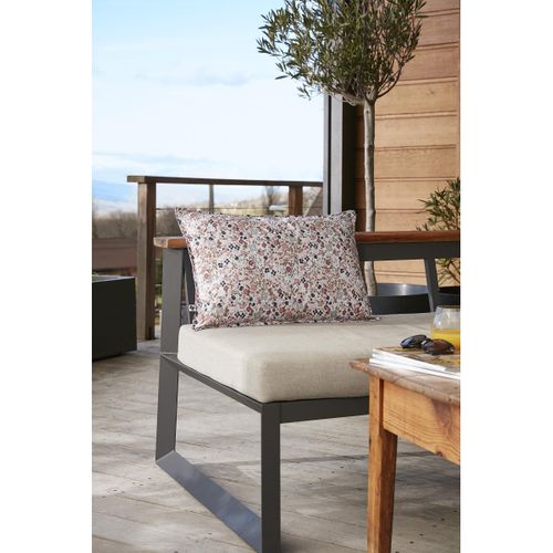 Housse De Coussin 40 X 60 Cm Polyester Imprimé + Enduction Capucine Pampa