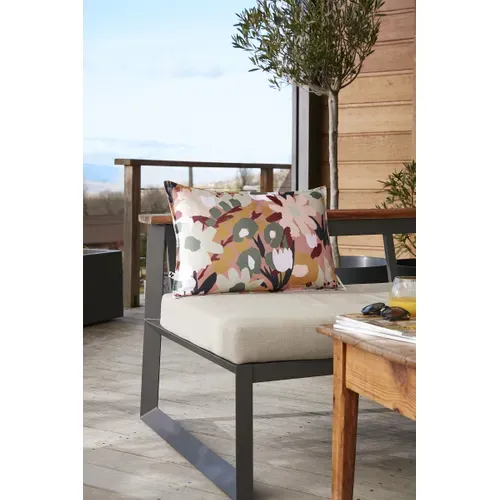 Coussin Déhoussable 40 X 60 Cm – Gaze De Coton Imprimée Léane