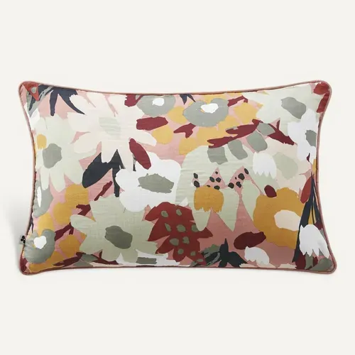 Coussin Déhoussable 40 X 60 Cm – Gaze De Coton Imprimée Léane