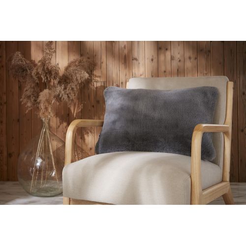 Coussin Déhoussable 40 X 60 Cm – Polyester Imitation Fourrure Sven Loup