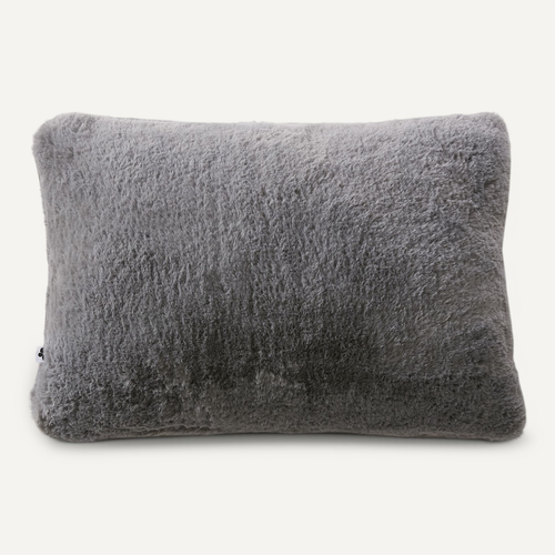 Coussin Déhoussable 40 X 60 Cm – Polyester Imitation Fourrure Sven Loup