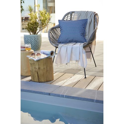 Housse De Coussin D'extérieur 45 X 45 Cm – Vickie Bleu