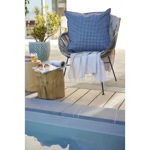 Housse De Coussin D'extérieur 60 X 60 Cm – Vickie Bleu