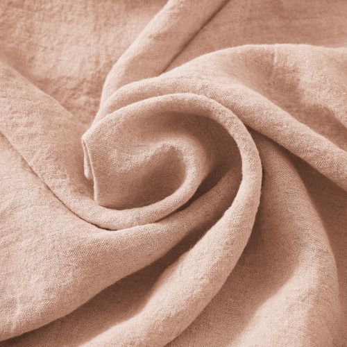 Drap Plat 240 X 300 Cm – Lin Lavé Français - Soline Vieux Rose