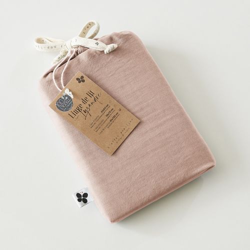 Taie D’oreiller 63 X 63 Cm — Lyocell Uni Lysandre — 120 Fils - Blush