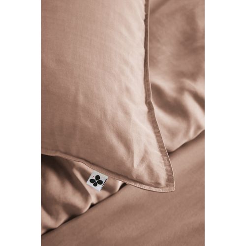 Taie D’oreiller 63 X 63 Cm — Lyocell Uni Lysandre — 120 Fils - Blush