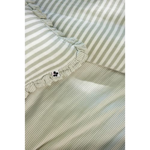 Coussin Déhoussable Gaze De Coton 45 X 45 Cm Eucalyptus – Livia