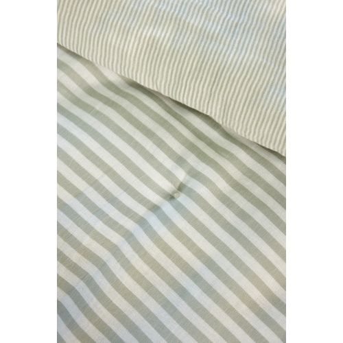 Coussin Déhoussable Gaze De Coton 45 X 45 Cm Eucalyptus – Livia