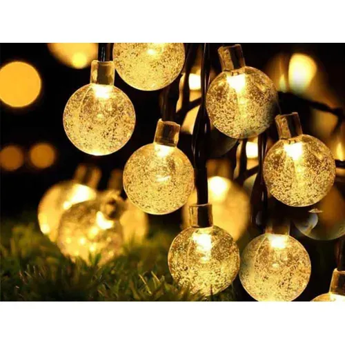 Guirlande Solaire Festy White 20 Globes 5.8m