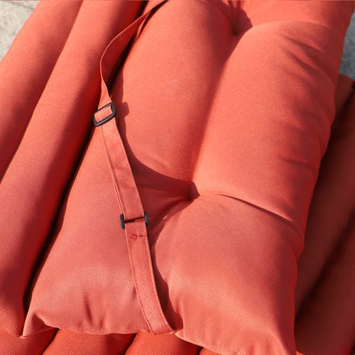 Lot De 2 Matelas Bain De Soleil Sormiou Terracotta Polyester 180x60cm