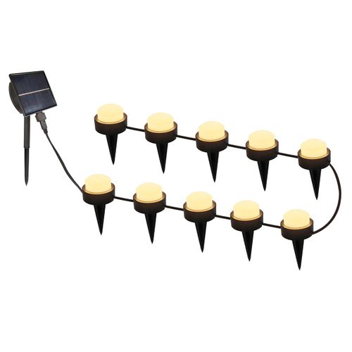 10 Balises Solaires Connectées à Piquer Soliray 12m