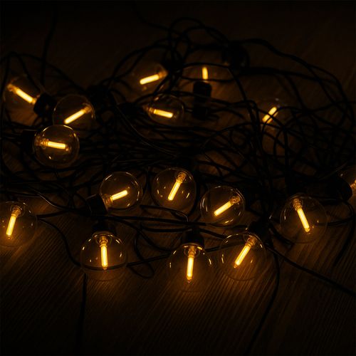 Guirlande Solaire Filament Besty 25 Ampoules 20m