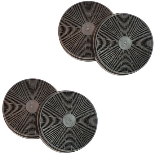 Lot De Quatre Filtres à Charbon  175x34 Mm Hotte As0015184, 49037930 Brandt, Far, Sauter, Signature,