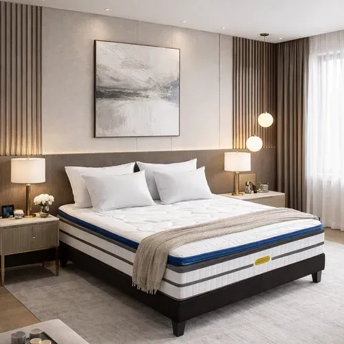 Surmatelas 140x190 Cm DOLCE VITA - Accueil Mémoire De Forme - Epaisseur 5 Cm - 140x190 Cm
