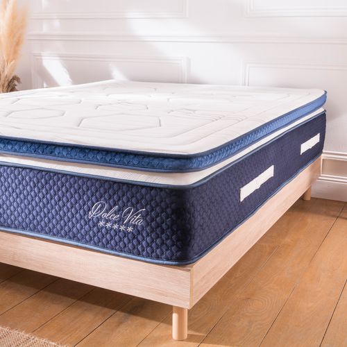 Surmatelas 140x190 Cm DOLCE VITA - Accueil Mémoire De Forme - Epaisseur 5 Cm - 140x190 Cm