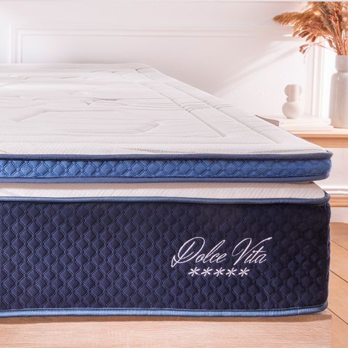 Surmatelas 140x190 Cm DOLCE VITA - Accueil Mémoire De Forme - Epaisseur 5 Cm - 140x190 Cm