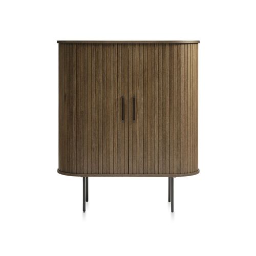 Buffet Haut 2 Portes - Bois Foncé - Alba