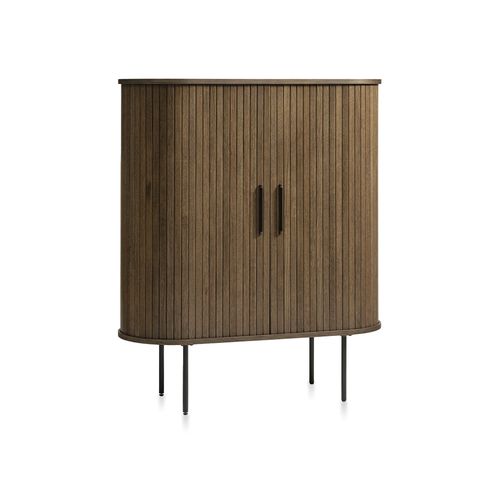 Buffet Haut 2 Portes - Bois Foncé - Alba