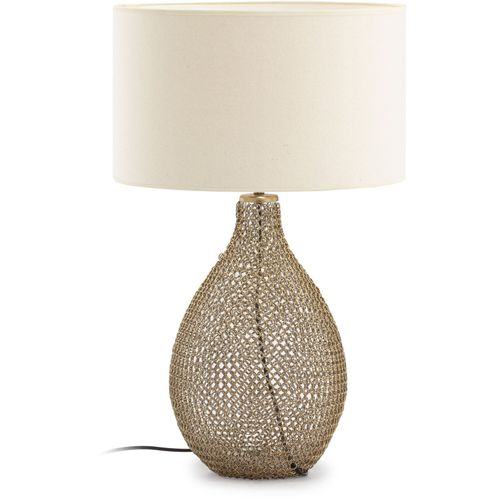 Lampe De Table Sans Abat-jour 25x25x45 Verre/métal Doré