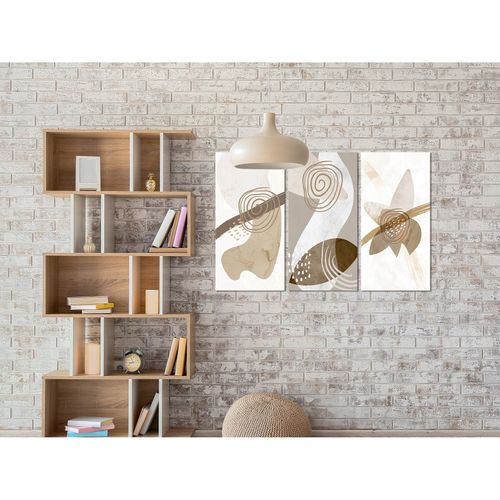 Tableau Trio 90 X 60 Cm - Beige
